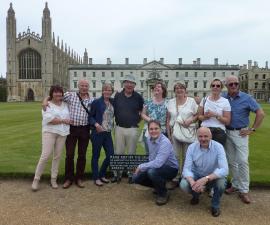 Our friends from Holland - Marjo,& Hans, Corrie & Henk, Saron, Harriet, Harmien, Rob with Steve and Gerard in front.